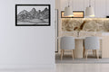 Mountain Silhouette Wall Decor - Laser Cut Wood Art Piece