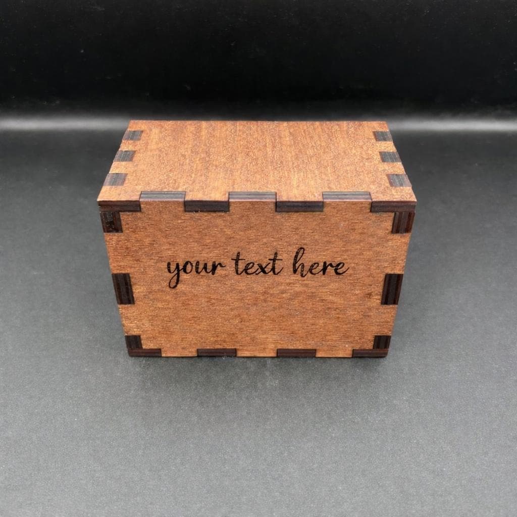 Wooden Dice Box for D&D – Handcrafted RPG Dice Storage with Removable Lid