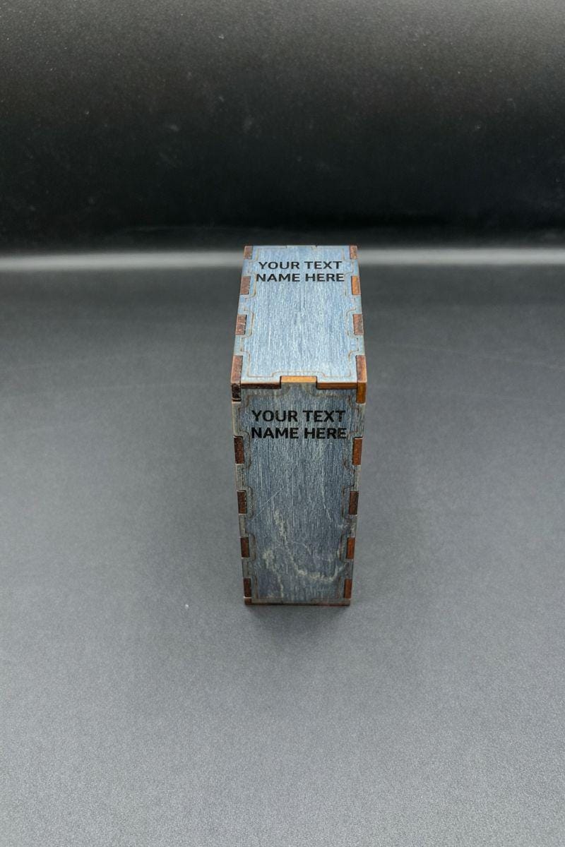 Travel hockey cribbage board - custom engraving and logos
