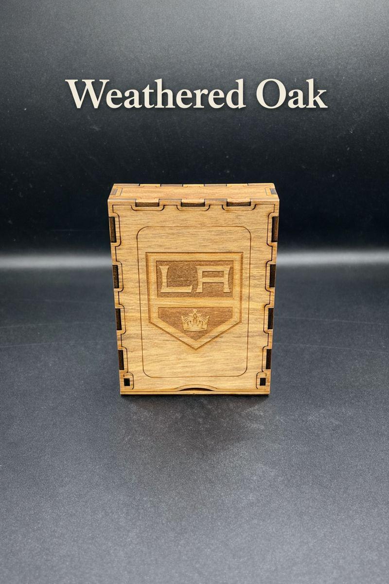 Travel hockey cribbage board - custom engraving and logos