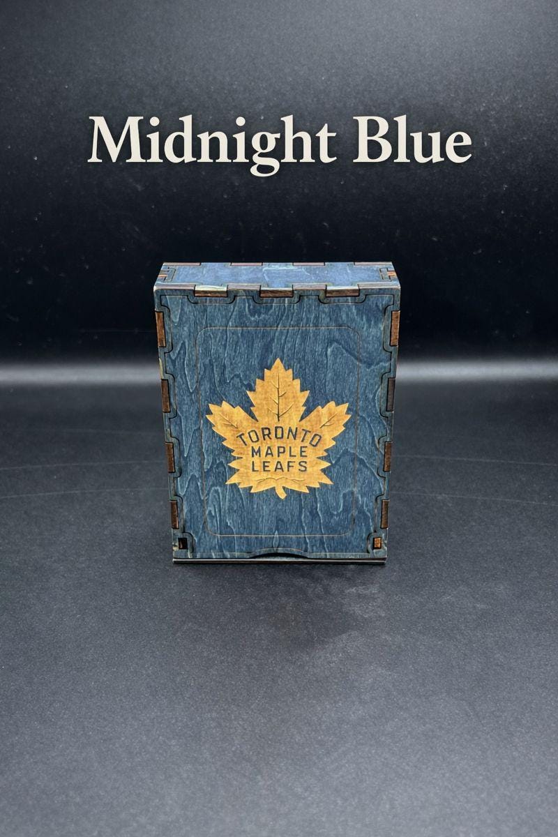 Travel hockey cribbage board - custom engraving and logos