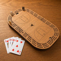 Basketball Cribbage Board: Personalized Team Logo Gift