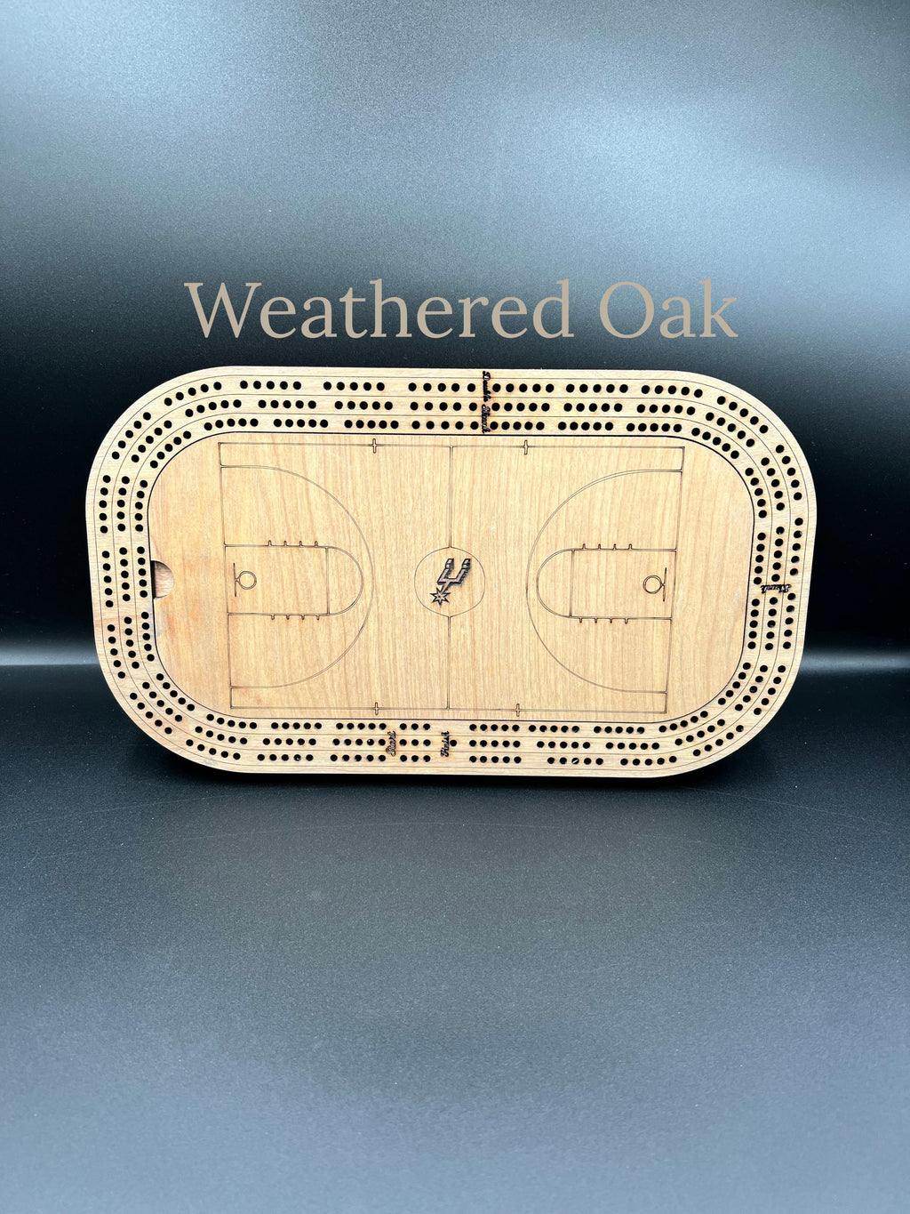 Basketball Cribbage Board: Personalized Team Logo Gift