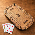 Football Cribbage Board: Personalized Team Logo Gift
