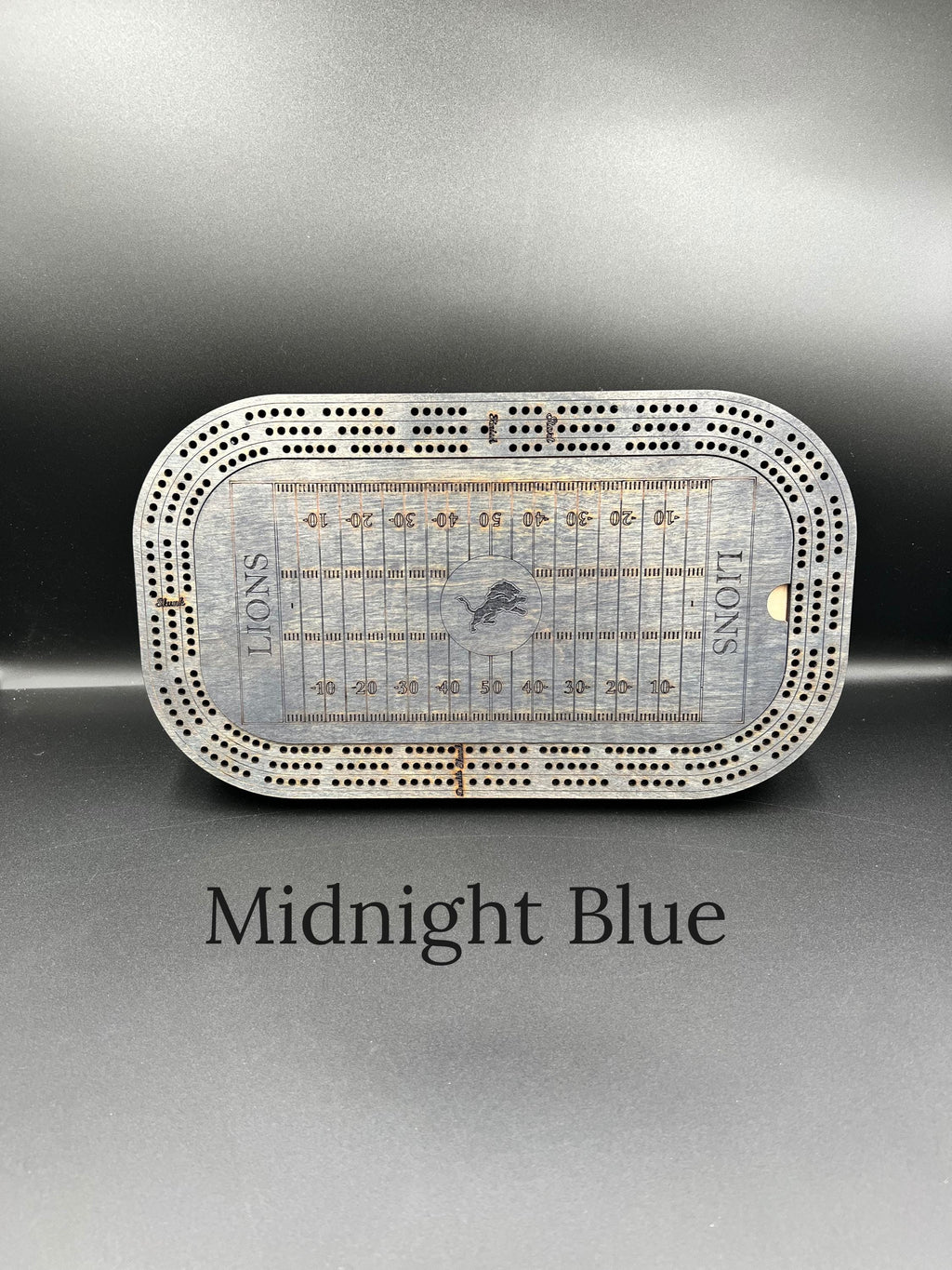 Football Cribbage Board: Personalized Team Logo Gift