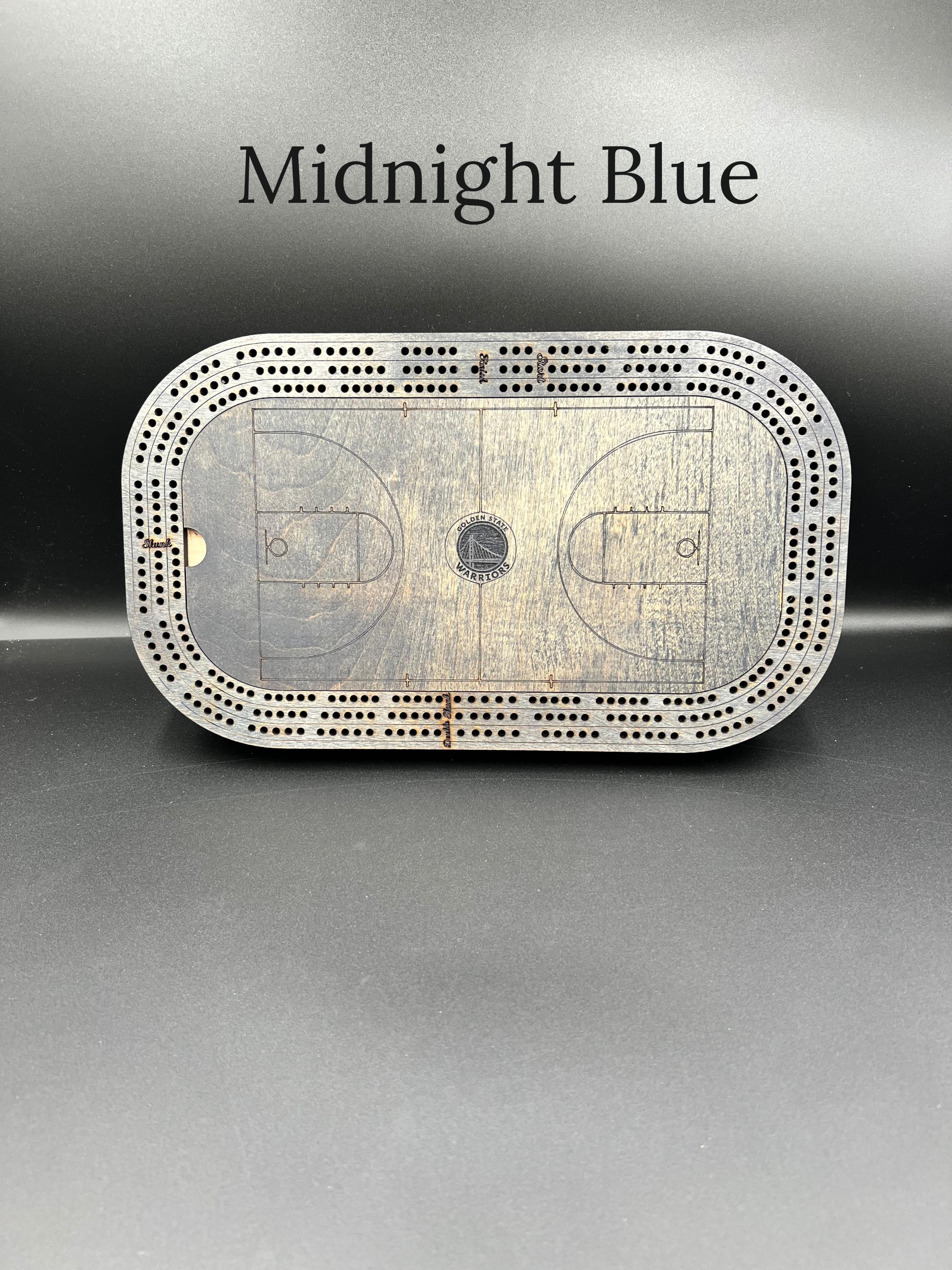 Basketball Cribbage Board: Personalized Team Logo Gift