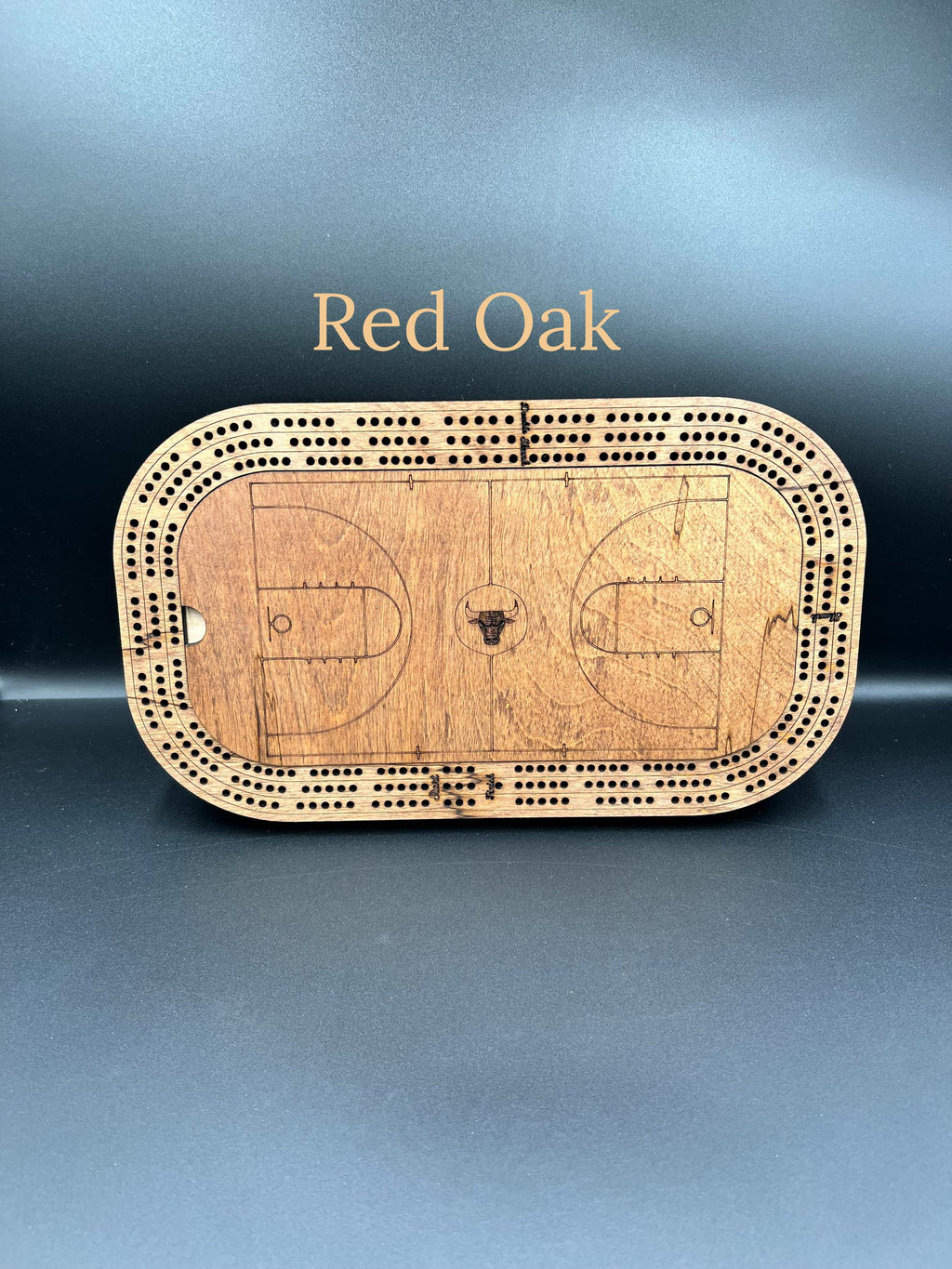 Basketball Cribbage Board: Personalized Team Logo Gift